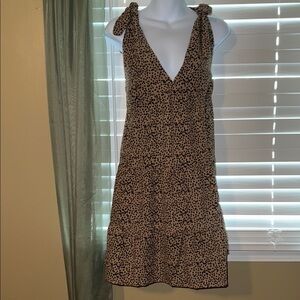 Leopard Print Midi Dress